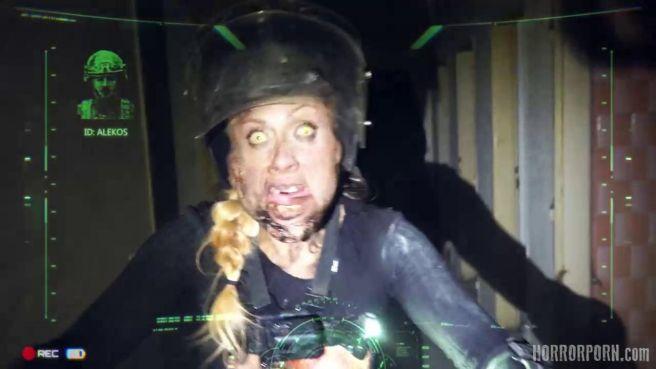 Зомби пустили по кругу беззащитную девку